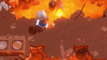 Overcooked Die GIF - Overcooked Die Fire GIFs