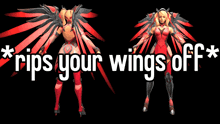 Mercy Wings GIF - Mercy Wings Rip Off GIFs