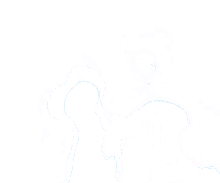 a man and two women are standing next to each other with a white background