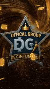 a logo for the official group dc de cinturon os