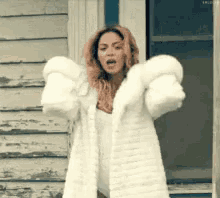 Beyonce Fur GIF