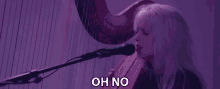 Oh No No GIF - Oh No No Playing Harp GIFs