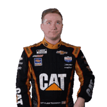 look up tyler reddick nascar pointing up up there