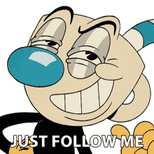 just follow me mugman the cuphead show follow my lead come with me