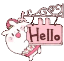 Hello Kitty Sticker - Hello Kitty There Stickers