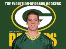 aaron rodgers evolution green bay packers gb