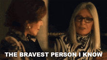 The Bravest Person I Know Diane GIF - The Bravest Person I Know Diane Book Club The Next Chapter GIFs