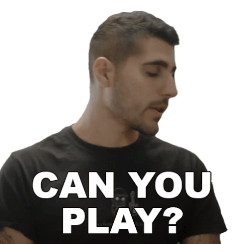 Can You Play Rudy Ayoub Sticker - Can You Play Rudy Ayoub Are You In For Some Games Stickers