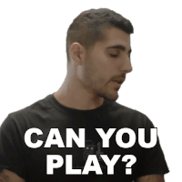 Can You Play Rudy Ayoub Sticker - Can You Play Rudy Ayoub Are You In For Some Games Stickers