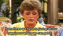 Happiness Rue Mcclanahan GIF - Happiness Rue Mcclanahan Blanche Deveraux GIFs