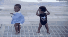 kids black babies dance jump got the moves