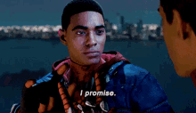 Spider Man Miles Morales GIF - Spider Man Miles Morales I Promise GIFs