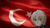 Mikaela Owari No Seraph Türkiye Bayrağı Turkey Flag GIF - Mikaela Owari No Seraph Türkiye Bayrağı Turkey Flag GIFs