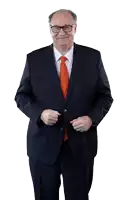 a man in a suit and tie is dancing with his hands in the air