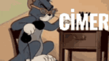 Cimer Calling GIF - Cimer Calling Tom And Jerry GIFs