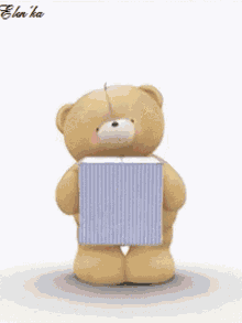 Bear Gift GIF - Bear Gift Hearts GIFs