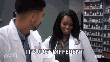 Its Just Different Teesha Renee GIF - Its Just Different Teesha Renee Sharon Welles GIFs