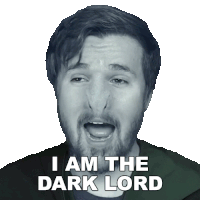 I Am The Dark Lord Elvis The Alien Sticker
