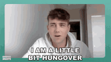 I Am A Little Bit Hungover Harry Jowsey GIF