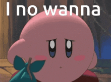 I No Wanna Kirby GIF - I No Wanna Kirby Sad GIFs