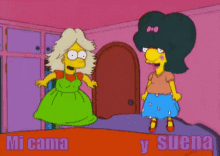 La Cama Suena Con Bart Y Milhouse GIF - Bart Simpson Los Simpsons Los Simpson GIFs