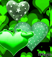 Green Heart Blingee GIF - Green Heart Blingee GIFs