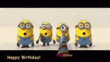 Happy Birthday Minions GIF