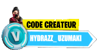 Code Createur Hydraz Uzumaki Sticker - Code Createur Hydraz Uzumaki Stickers