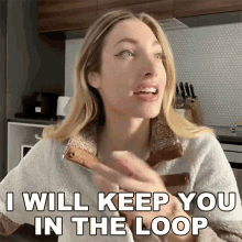 I Will Keep You In The Loop Avori Henderson GIF - I Will Keep You In The Loop Avori Henderson Avori GIFs
