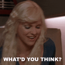 What'D You Think Samantha James GIF - What'D You Think Samantha James Anna Faris GIFs