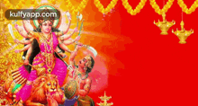 Happy Durga Ashtami.Gif GIF - Happy Durga Ashtami Trending Durgaashtami GIFs