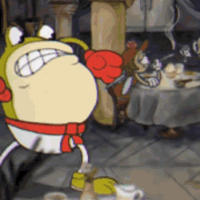 Ribby Clap Frog GIF - Ribby Clap Frog Fight GIFs