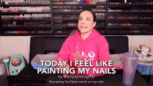 Today Painting GIF - Today Painting Nails GIFs