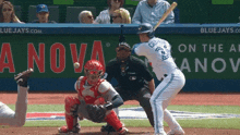 Toronto Blue Jays Baseball Hit GIF - Toronto Blue Jays Baseball Hit Matt Chapman GIFs