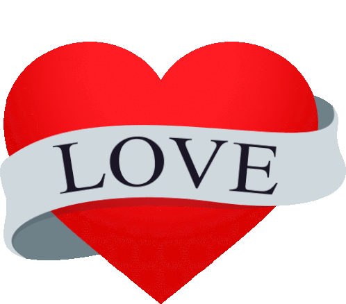 Love Heart Sticker - Love Heart Joypixels Stickers