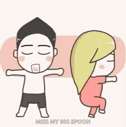 Cartoon Hug Sleep Spoon GIFs | Tenor