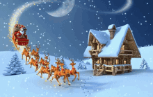 Sleigh Santa Claus Is Coming To Town GIF