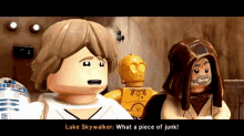 Lego Star Wars Luke Skywalker GIF - Lego Star Wars Luke Skywalker What A Piece Of Junk GIFs