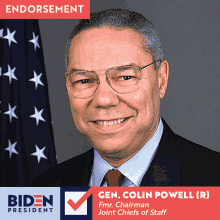 Colin Powell Joe Biden GIF - Colin Powell Joe Biden Biden2020 GIFs