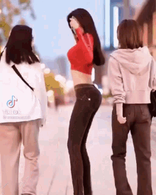 chinese asian girl chinese girl walking sideways