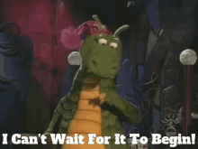 Dudley The Dragon I Cant Wait For It To Begin GIF - Dudley The Dragon I Cant Wait For It To Begin Begin GIFs