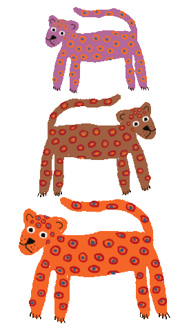 Happy Cheetah Sticker - Happy Cheetah Stickers