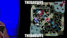 a screenshot of a video game with the words " thebausffs " on the bottom