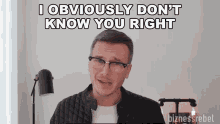 I Obviously Dont Know You Right Mike Koziol GIF - I Obviously Dont Know You Right Mike Koziol Bizness Rebels GIFs