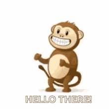 Hello There Skype GIF - Hello There Skype Monkey GIFs