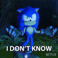 I Dont Know Sonic The Hedgehog GIF - I Dont Know Sonic The Hedgehog Sonic Prime GIFs