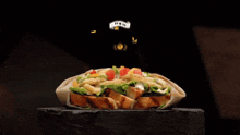 Taco Bell Caesar Crunchwrap GIF - Taco Bell Caesar Crunchwrap Fast Food GIFs