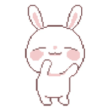 dance bunny cute funny 8bit