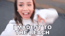 I Made It To The Beach Fernanda Ramirez GIF - I Made It To The Beach Fernanda Ramirez I Arrived At The Beach GIFs