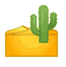 desert cactus hot sunny sand